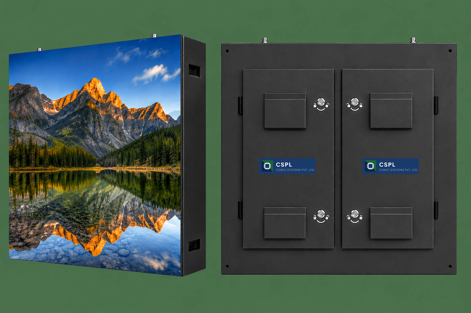 Outdoor LED video wall — retail